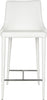 Safavieh Summerset Counter Stool White and Chrome Furniture main image