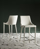 Safavieh Summerset Counter Stool Buttercream and Chrome Furniture  Feature
