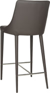 Safavieh Summerset Counter Stool Brown and Chrome Furniture 