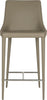 Safavieh Summerset Counter Stool Taupe and Chrome Furniture main image