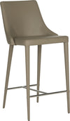 Safavieh Summerset Counter Stool Taupe and Chrome Furniture 