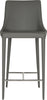 Safavieh Summerset Counter Stool Grey and Chrome Furniture main image