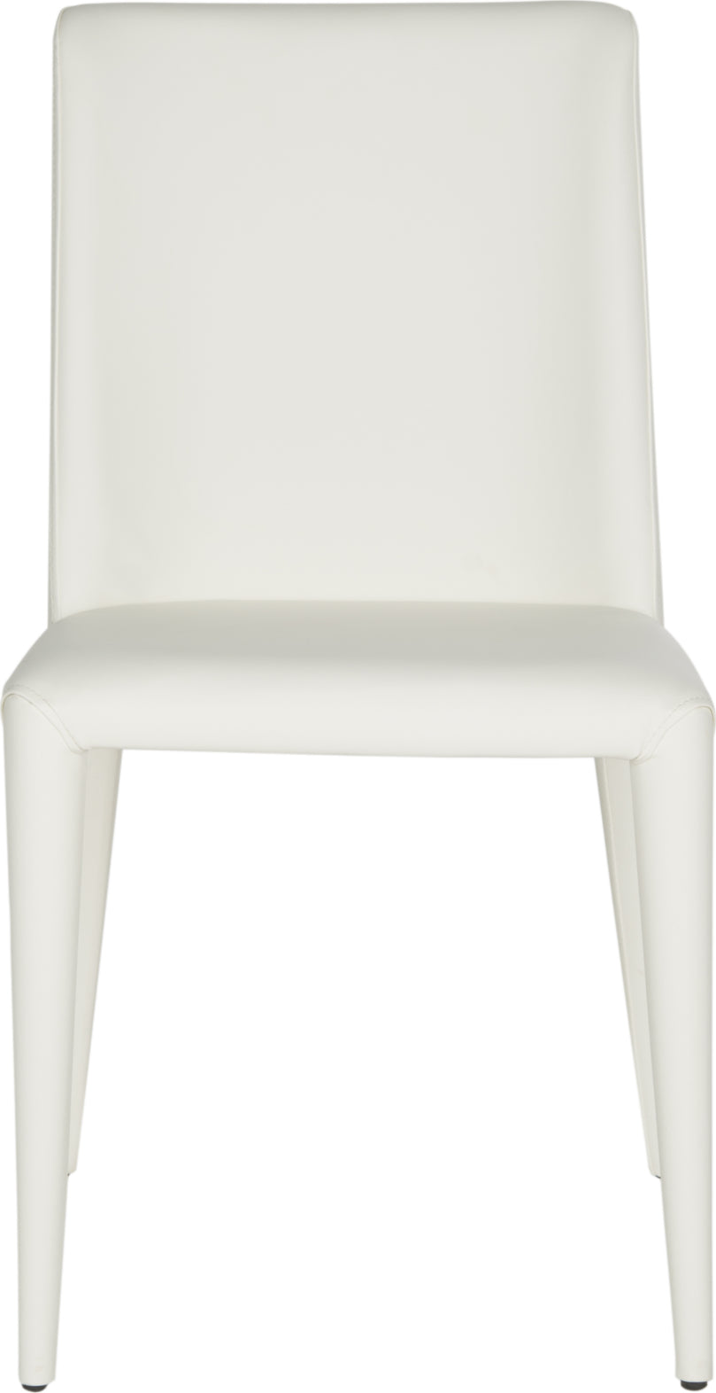 Safavieh Garretson 18'' Leather Side Chair White Furniture main image