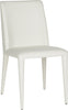 Safavieh Garretson 18'' Leather Side Chair White Furniture 