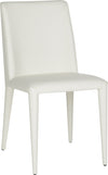 Safavieh Garretson 18'' Leather Side Chair White Furniture 