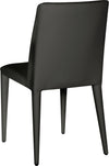 Safavieh Garretson 18'' Leather Side Chair Black Furniture 
