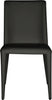 Safavieh Garretson 18'' Leather Side Chair Black Furniture main image