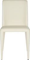 Safavieh Garretson 18'' Leather Side Chair Buttercream Furniture main image