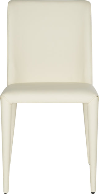 Safavieh Garretson 18'' Leather Side Chair Buttercream Furniture main image