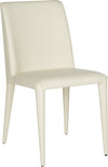Safavieh Garretson 18'' Leather Side Chair Buttercream Furniture 