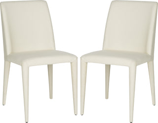 Safavieh Garretson 18'' Linen Side Chair Beige Furniture 