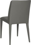 Safavieh Garretson 18'' Leather Side Chair Grey Furniture 