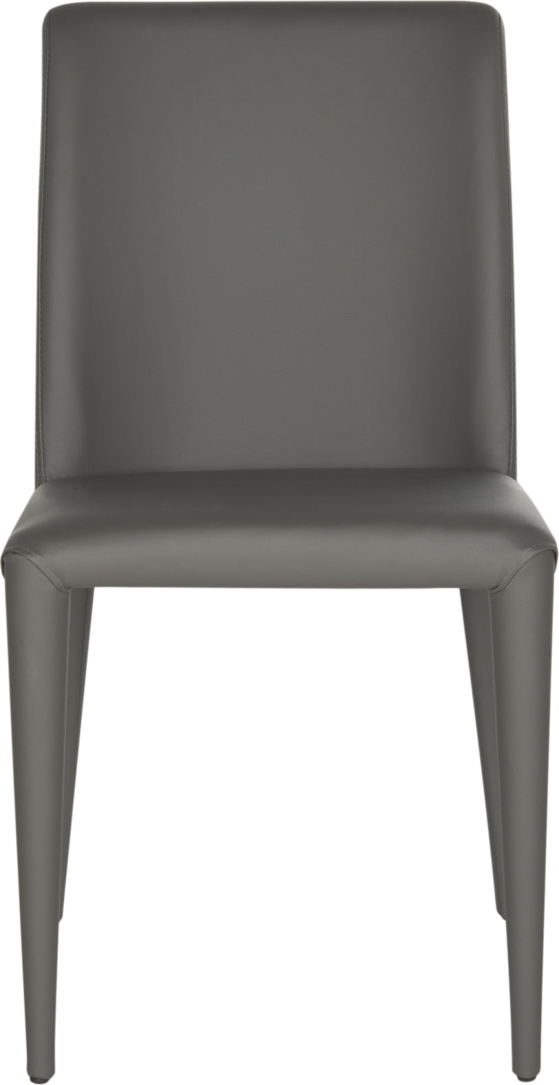 Safavieh Garretson 18'' Leather Side Chair Grey Furniture main image