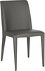 Safavieh Garretson 18'' Leather Side Chair Grey Furniture 
