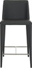 Safavieh Garretson Counter Stool Black and Chrome Furniture main image