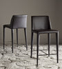 Safavieh Garretson Counter Stool Brown and Chrome Furniture  Feature