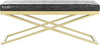 Safavieh Acra Bench Black and Gold Furniture main image