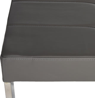 Safavieh Marc Bench Grey and Chrome Furniture 