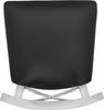 Safavieh Zoey 19''H Side Chair Black and Chrome Furniture 