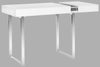 Safavieh Berkley Desk White and Chrome Furniture 