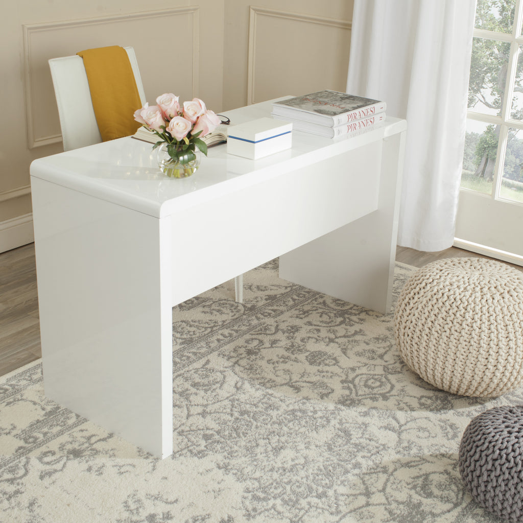 Safavieh Kaplan Desk White Furniture  Feature