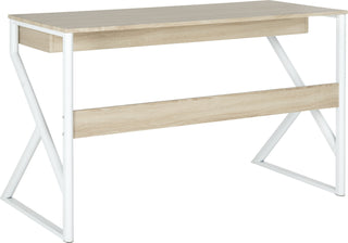 Safavieh Bryant Computer Desk Natural and White Furniture 