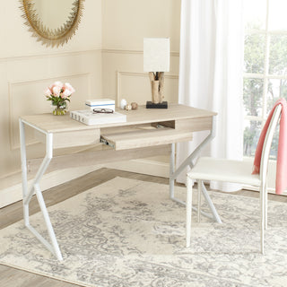 Safavieh Bryant Computer Desk Natural and White Furniture  Feature