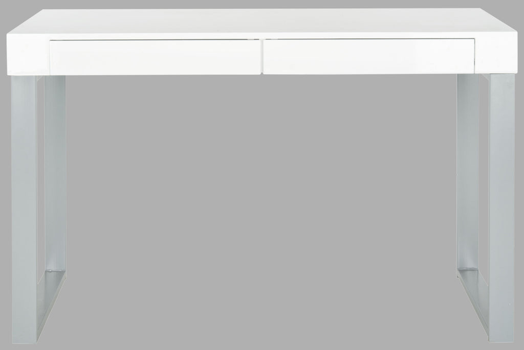 Safavieh Barton Desk White and Grey Furniture main image