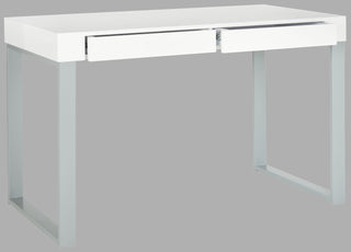 Safavieh Barton Desk White and Grey Furniture 