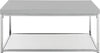 Safavieh Malone Chrome High Gloss Coffee Table Grey and Furniture main image
