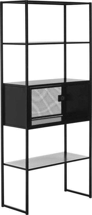 Safavieh Abay 315''W Storage Bookshelf Black Furniture 