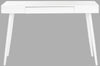 Safavieh Fadri Mid Century Scandinavian One Drawer Desk White Furniture main image