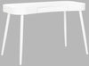 Safavieh Madan Mid Century Scandinavian One Drawer Desk White Furniture 