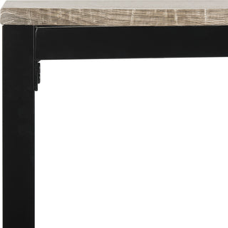 Safavieh Janison 47'' Writing Desk Grey and Black Furniture 