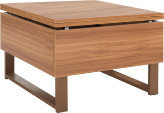 Safavieh Vanna Lift-Top Coffee Table Walnut Furniture 