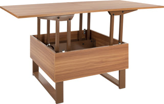 Safavieh Vanna Lift-Top Coffee Table Walnut Furniture 