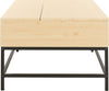 Safavieh Gina Contemporary Lift-Top Coffee Table Light Oak Furniture 