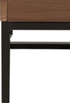 Safavieh Kristie Contemporary Lift-Top Coffee Table Dark Oak and Black Furniture 