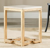 Safavieh Ray Marble Top Gold Accent Table Ivory and Furniture 