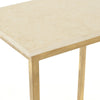 Safavieh Tad Faux Marble Gold Foil Accent Table Ivory and Furniture 