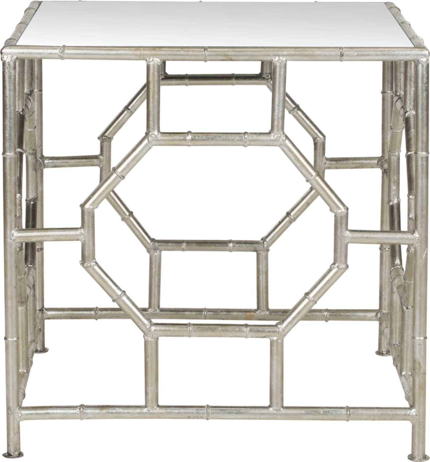 Safavieh Rory Silver Mirror Top Accent Table and Furniture main image
