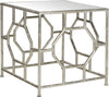 Safavieh Rory Silver Mirror Top Accent Table and Furniture 