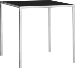 Safavieh Kiley Silver Leaf Accent Table and Black Furniture 