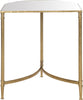 Safavieh Nevin Mirror Top Gold Accent Table Furniture main image