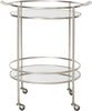 Safavieh Lavinia Bar Cart Silver Furniture main image