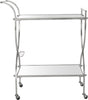 Safavieh Lucretius Bar Cart Silver Furniture main image