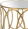 Safavieh Cyrah Gold Leaf Accent Table Antique Furniture 