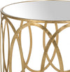 Safavieh Cyrah Gold Leaf Accent Table Antique Furniture 