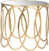 Safavieh Cyrah Gold Leaf Accent Table Antique Furniture main image