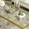 Safavieh Rosalia Butterfly Coffee Table Antique Gold Furniture  Feature
